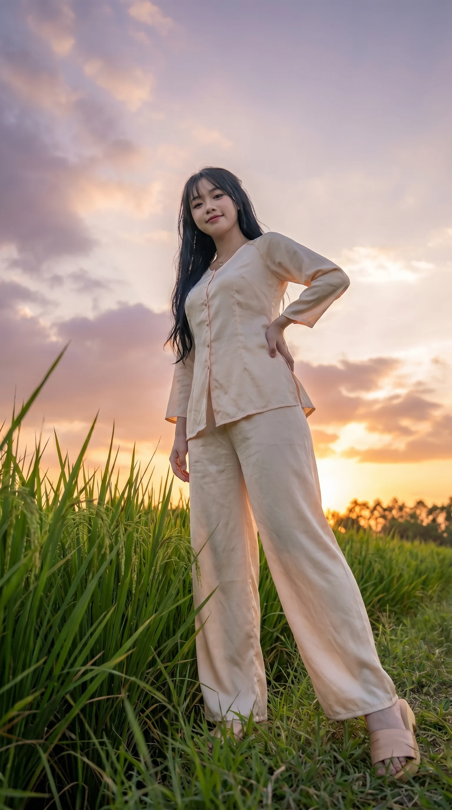 Prompt chụp ảnh ngoài đồng