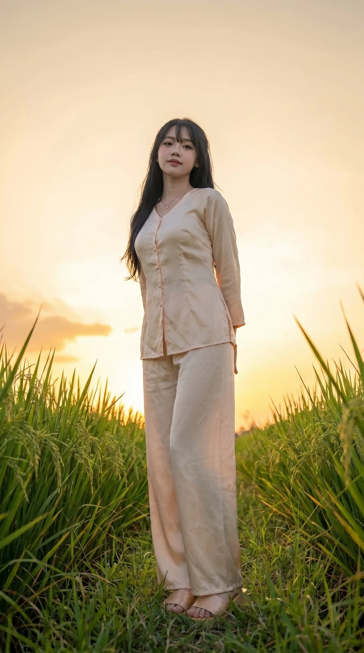Prompt chụp ảnh ngoài đồng