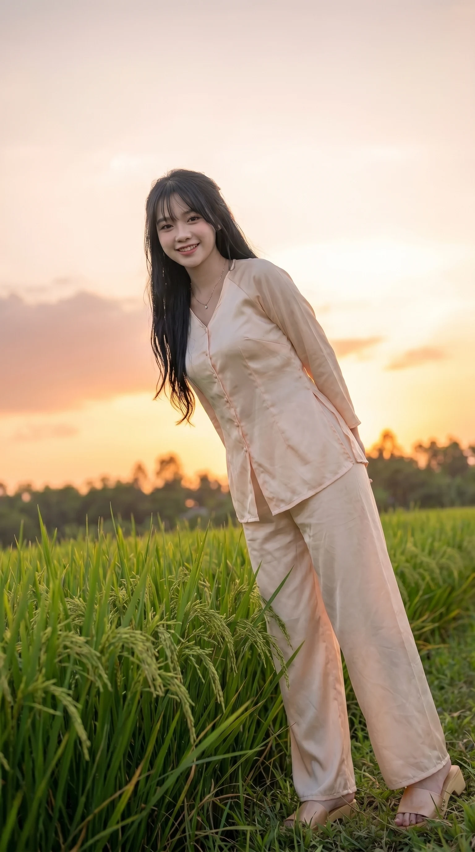 Prompt chụp ảnh ngoài đồng